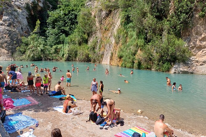 A day tour in Montanejos hot springs. - Salto de la Novia: waterfall views and river bathing time
