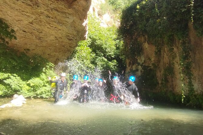 Canyoning experience in Barranco del Gorgo de la Escalera - English guides are guaranteed, French is not, and the group size feels right