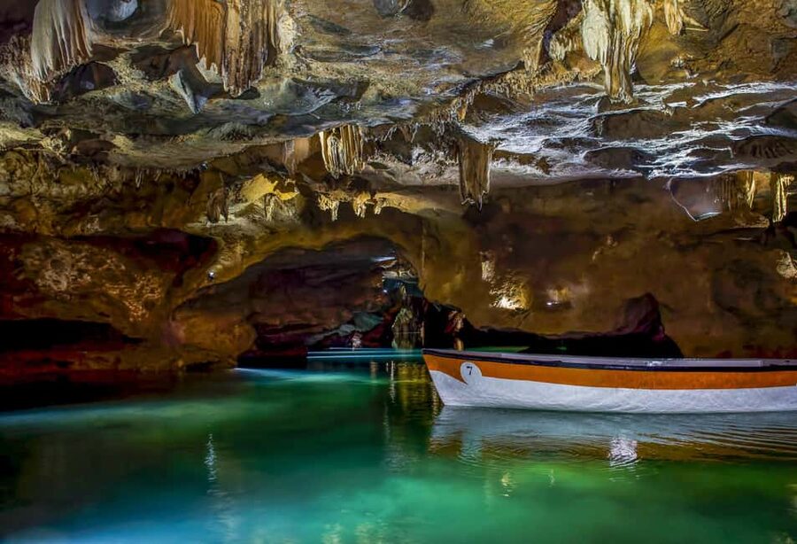 From Valencia: Boat ride through the impressive Caves of Sant Josep. - Meeting at Mestalla Stadium, then getting out of Valencia without stress