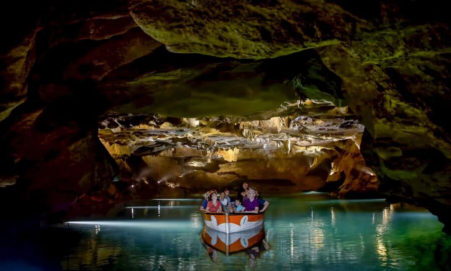 From Valencia: Caves of San José Guided Tour & Boat Ride - The Boat Ride: Gliding Through Stalagmites, Stalactites, and Cave Paintings