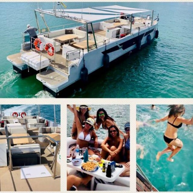 Gandía: Only Adults Boat Party with swim & optional meal - From Gandia Port to Safor Beach: How Your Time Is Used