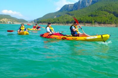 Kayak Routes In A Lake