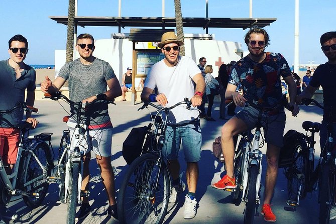 Valencia Bike Tour from the City to the Beach, plus Bike Guy App! - Plaza del Mercado, La Lonja, and the Market-Side of València