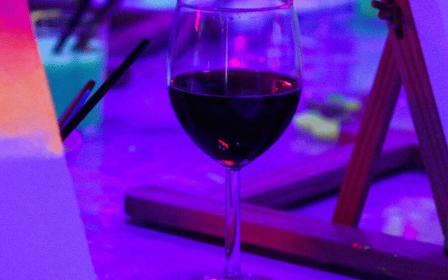 Valencia: Fluorescent painting workshop and wine - Your 2-hour session, from first brush to finished souvenir