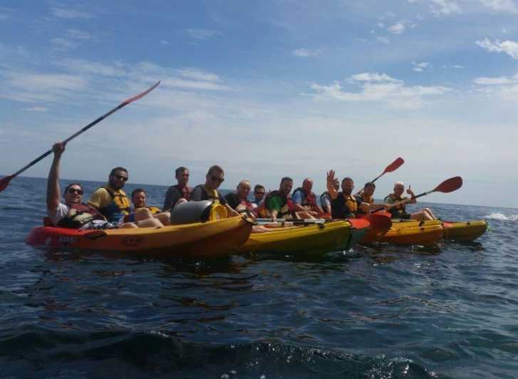 Valencia: Kayak Excursion - The 2-hour route: Malvarrosa paddle, snorkeling stop, then a photo break