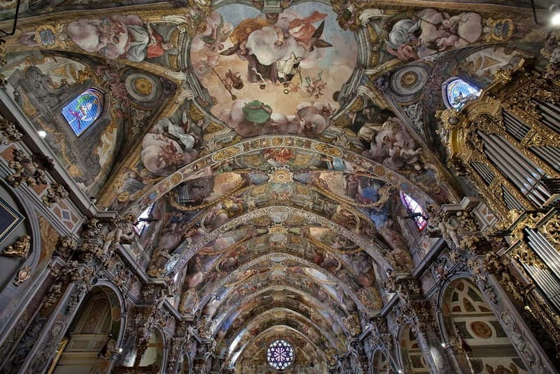Valencia: San Nicolás, Silk Museum and Santos Juanes Church - San Nicolás Church: the fresco ceiling that earns its nickname