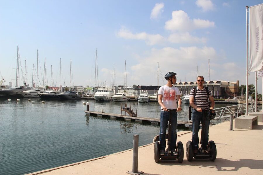 Valencia: Seaport Segway Tour - Rolling Out From the Serranos Gates, With Real Training